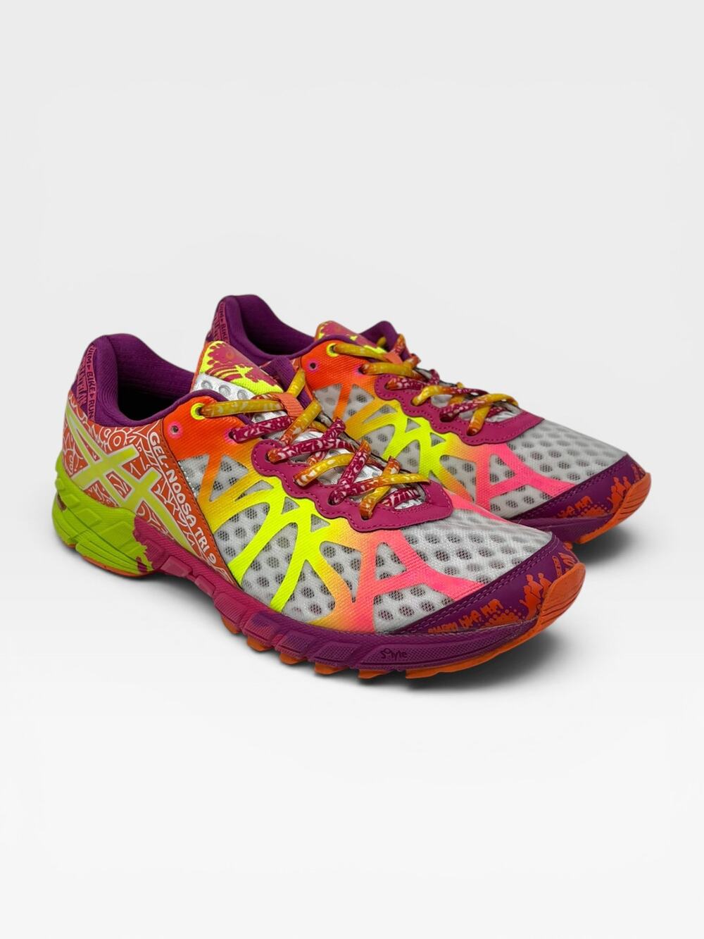 Asics Gel-Noosa Tri 9 Women's Running Shoes Multi-Color Size 10 T458N